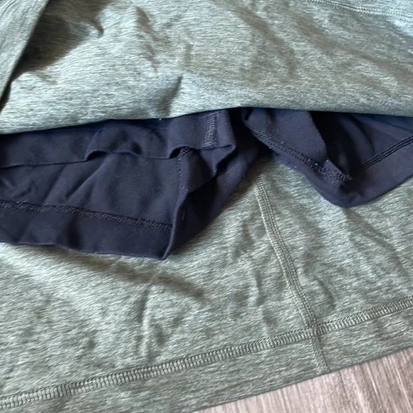 Duluth Trading 2X skirt skort womens plus walking casual blue white stripe green - Picture 7 of 13